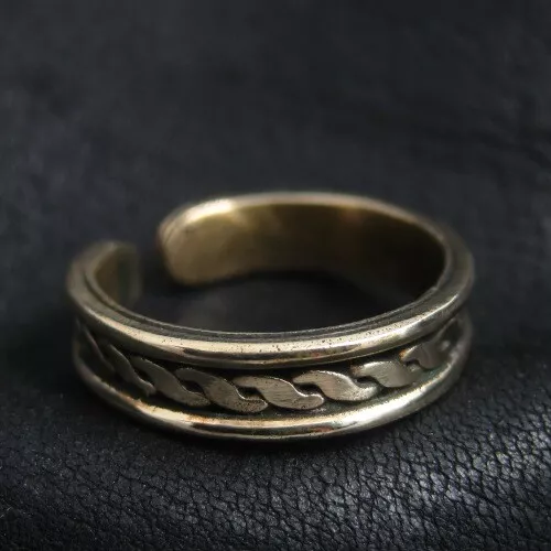 Bronze Viking Finger Ring. Scandinavian. Nordic. Historical Reenactment.