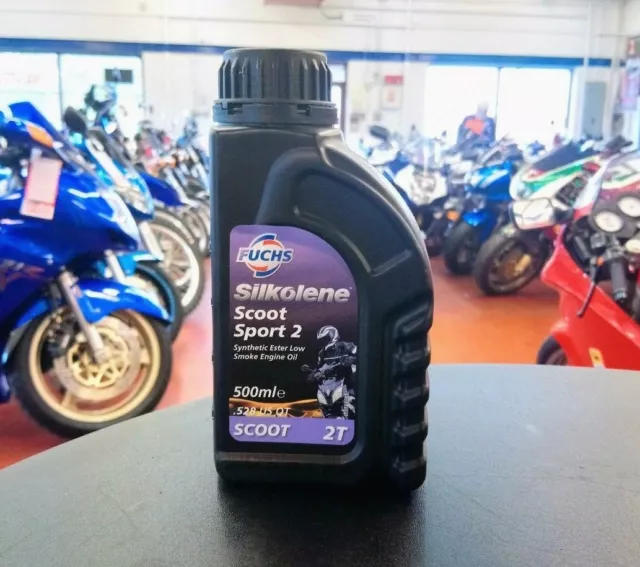 Fuchs Silkolene Scoot Sport 2T Synthetic Ester Engine Oil 500ml