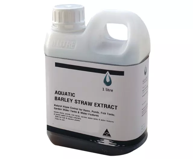 Barley Straw Extract 1L 100% Natural Algae suppressant in Ponds & Water Features