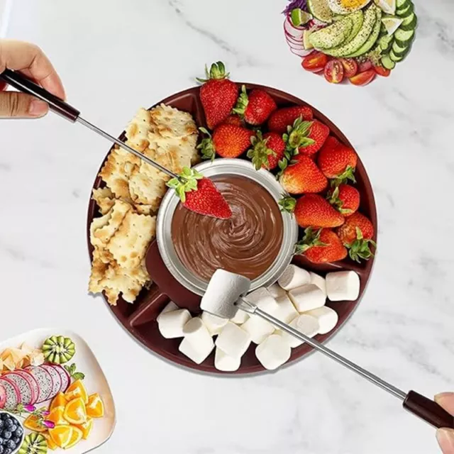 Ensemble de Casseroles à Fondue, Appareil à Fondue au Chocolat éLectrique a4417