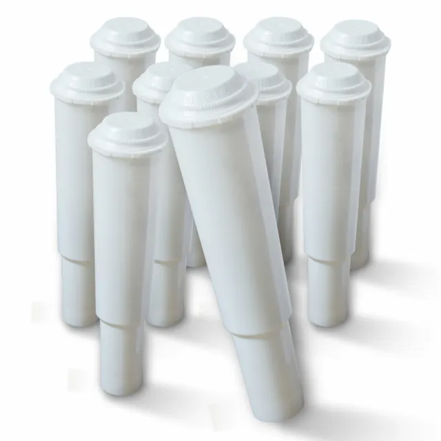 10 x Wasserfilterpatrone für Jura White 60209 kompatibler Filter Delfin (4,0