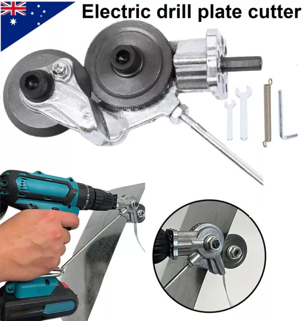 Electric Drill Plate Cutter Sheet Metal Nibbler Precise Cutting Sheet  Cutter 