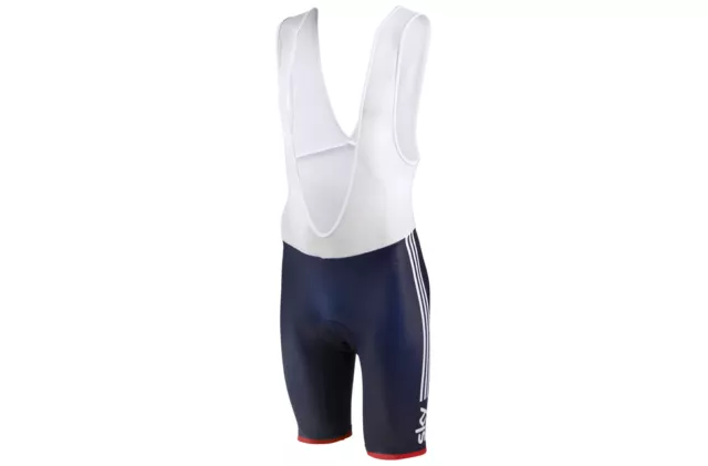 Adidas  cycling bike bib shorts Team GB SKY Great Britain  XXS XS S M L XL