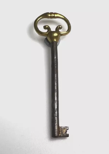2 Sets Skeleton Key Lock Decorative Antique Brass Cabinet Lock with Key