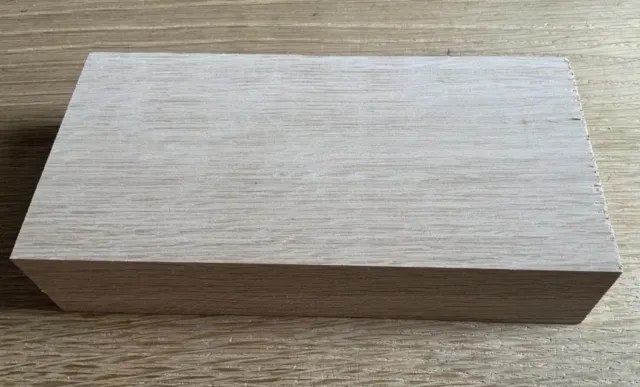 🌳Legno duro rovere massello legno planato tagliato 17 x 8,5 x 3,8 cm legno fai da te artigianato 451