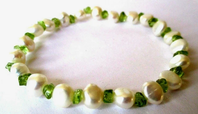 Bracelet Vintage Tortillon 4 Rangs Perles Cristal Rubis - Modèle 4476, Occasion