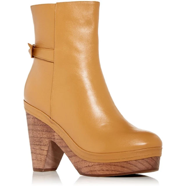 Alexandre Birman Womens Clarita Tan Ankle Boots Shoes 35 Medium (B,M) BHFO 2558