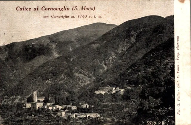 La Spezia Calice del Cornoviglio S. Maria panorama F. piccolo  spedita