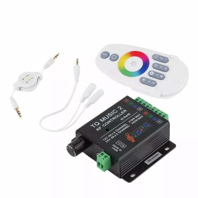 SUPERNIGHT RGB Music Touch RF DC12-24V 4-Pin Remote Control for LED Strip Ligh