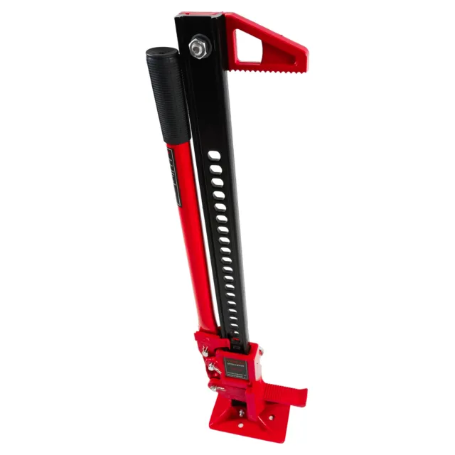 6000lbs/3Ton Capacity Red 33" High Lift Ratcheting Off Road Utility Farm Jack