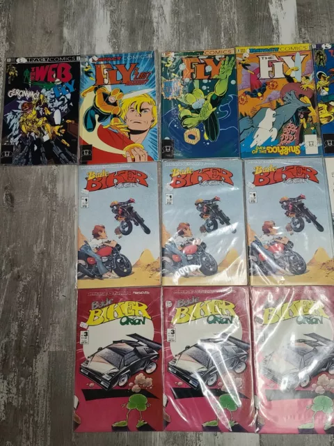 HUGE Lot 32 Comics Mirage Studios/Impact Bade Biker Orson The Fly,Comet,Web Fly 2
