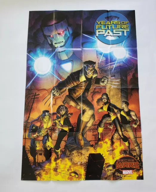 Marvel Comics Years of Future Past 2015 Poster Comic Shop Promo New 36" x 24"