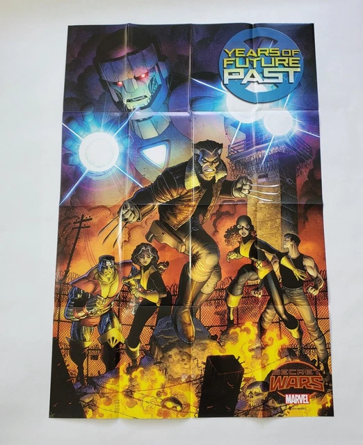 Marvel Comics Years of Future Past 2015 Poster Comic Shop Promo New 36" x 24"