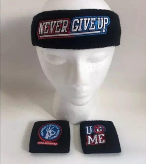 John Cena “U CANT SEE ME” Authentic Replica Headband/Wristband Combo Set