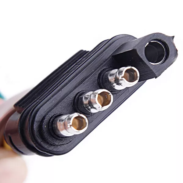 Shock-resistant 12V Wiring 4 Pin Flat to 7 Pin Round Blade Trailer Plug 3