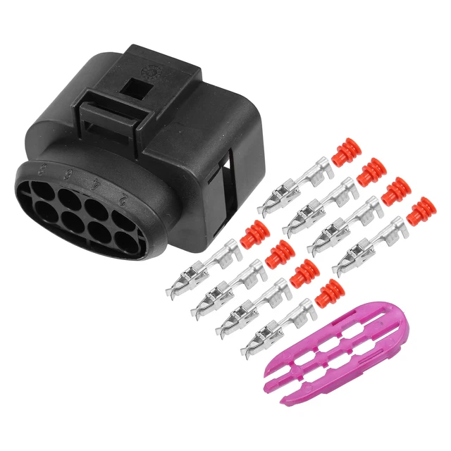 1 Set No.8D0973734 8 Via Pin Sigillato Femmina Connettore per VW per Audi