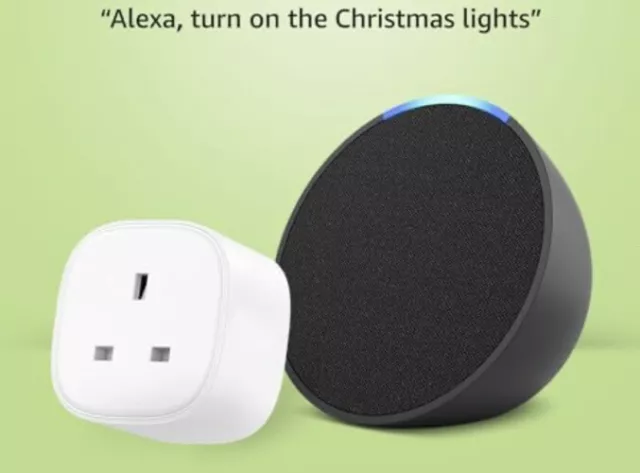 Echo Pop (1st Generation) Smart Speaker with Alexa Charcoal
