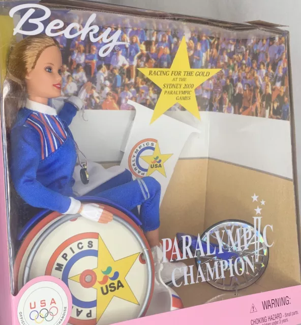 Barbie Paralympic Champion Becky Doll 1999 Mattel