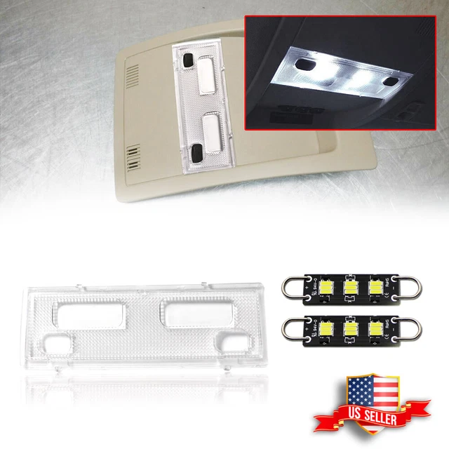 OVERHEAD CONSOLE DOME Light Cover w/ LED Silverado Sierra Tahoe 0714