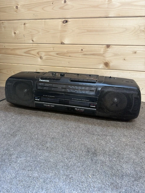 Rt500 Rx Recorder VINTAGE PANASONIC RX-FT500 Stereo Radio Twin Cassette Recorder Boombox ...