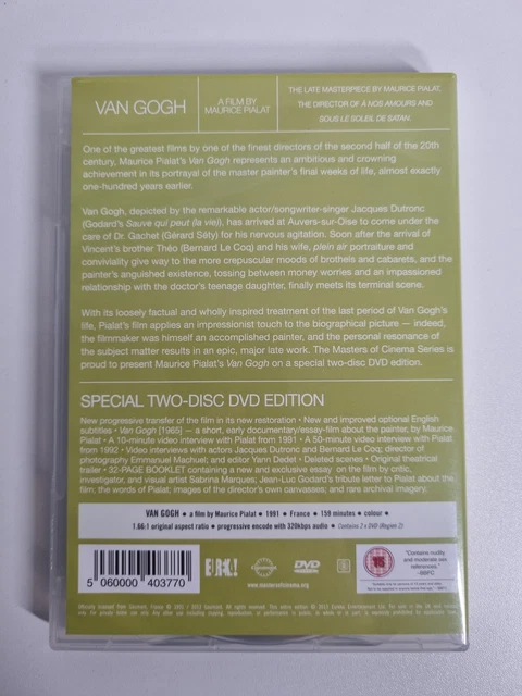 Van Gogh - Blu Ray Eureka Masters of Cinema - Maurice Pialat Inc Booklet 2