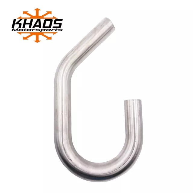 1.5" 180 + 45 Degree Exhaust Elbow Mandrel Bend 304 Stainless Steel 16ga USA SS