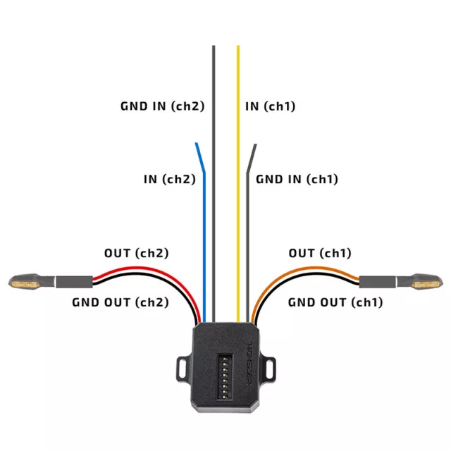 Universal Motorrad CAN-BUS Widerstand CBW1 für Blinker Beleuchtung 3