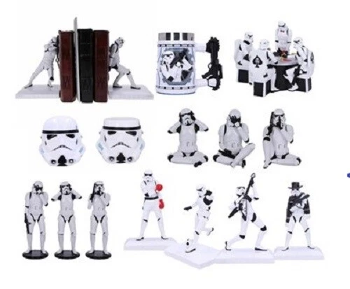 STAR WARS STORMTROOPER Licensed – Bookends, Figurines, Poker Face, Tankard, Bust