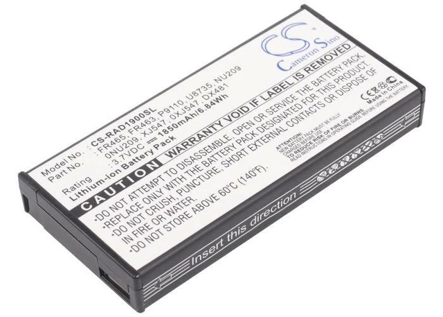 1850mAh FR465 Battery for DELL E2K-UCP-61(B), NU209 Server