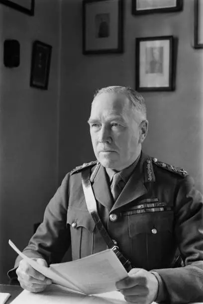 British Army General Robert Gordon-Finlayson General Officer Co- 1941 Old Photo