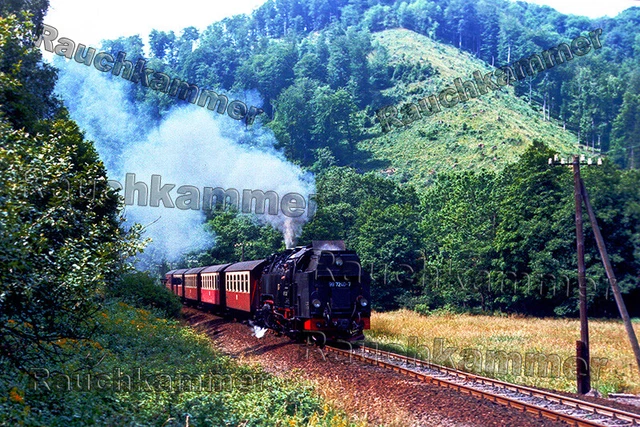 DR 99 7240-7  Netzkater - Eisfelder Talmühle 1988 / org. Dia + Datei!  600#06