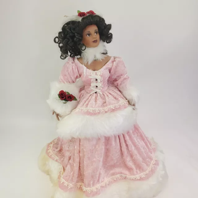 Treasury Collection Paradise Galleries Porcelain Doll Veronica African American