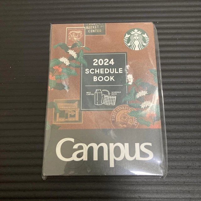 NEW 2024 STARBUCKS Campus Schedule Book Pike Place 82.99 PicClick
