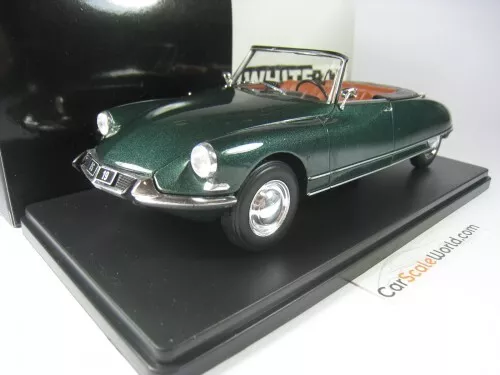 Citroen Ds 19 Cabriolet 1963 1/24 Whitebox (Green)