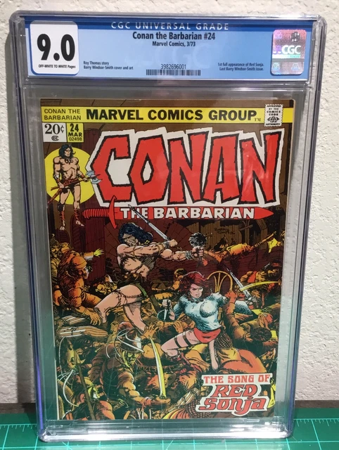 Conan The Barbarian #24 CGC 9.0 1st Full Appearance Red Sonja Marvel 3/73