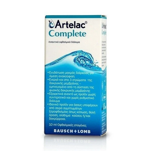 Bausch & Lomb Artelac Complete Gocce lubrificanti per occhi 10 ml