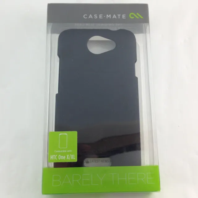 CaseMate Barely There Ultra Slim Black Case HTC One X/XL Brand New