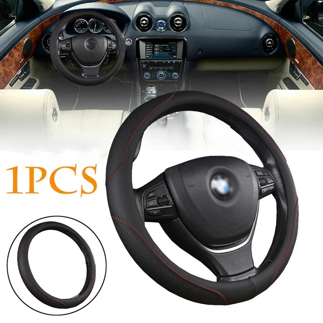 Universal Car Steering Wheel Cover Skidproof Anti-Slip PU Leather Auto Accessory