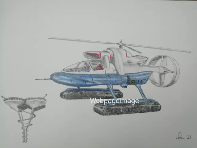 Engineering drawing of helicopter Stock Photo - Alamy