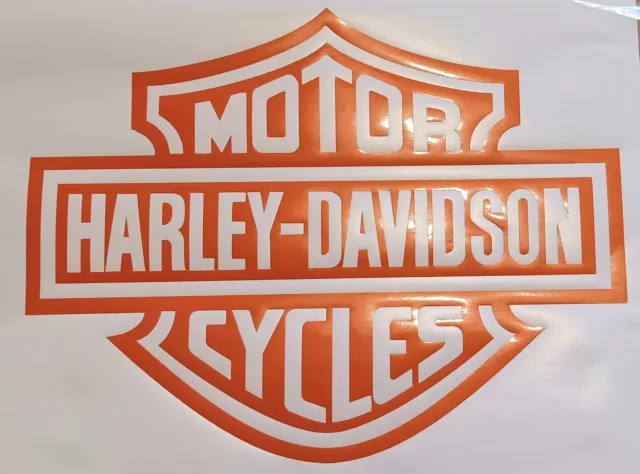 Harley Davidson Motorcycle Sticker Decal - Choose Size / Color - Same Day Ship!