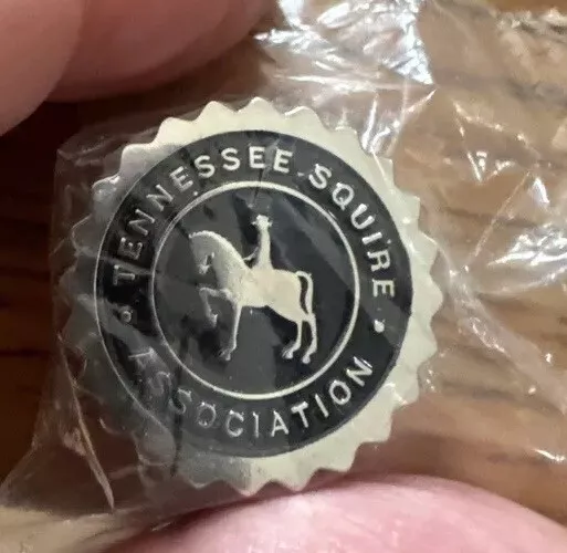 Jack Daniels Tennessee Squire Association Walking Horse Rider Pin official New