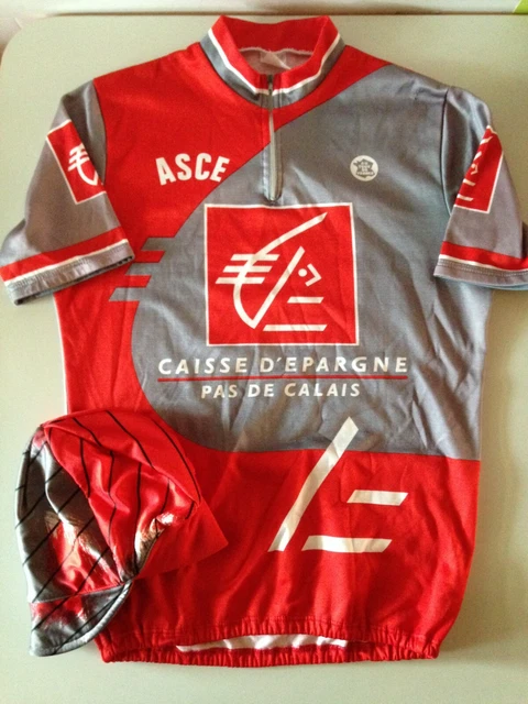 Maillot Cyclisme Caisse D'Epargne Pas De Calais / Au Tour De France