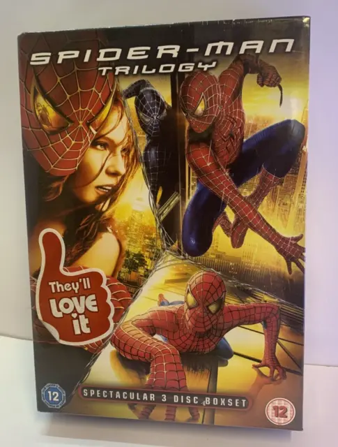 Spider-Man Trilogy Box Set DVD New & Sealed Spiderman 1, 2 & 3 Included Free P&P
