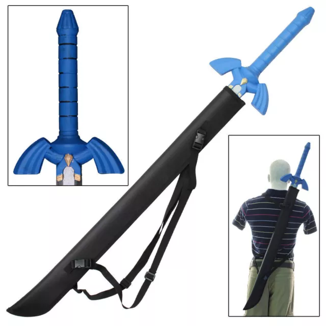 Zelda Accurate Twilight Princess Link Foam Sword FREE Nylon Sheath Game Combo