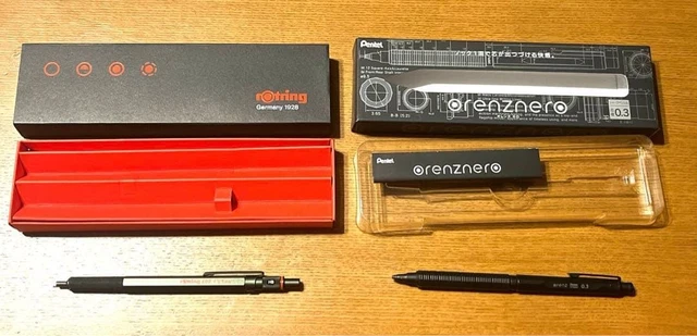 ROTRING ROD RING 600 Orens Nero Smash Special Set 3 Piece £66.06 ...