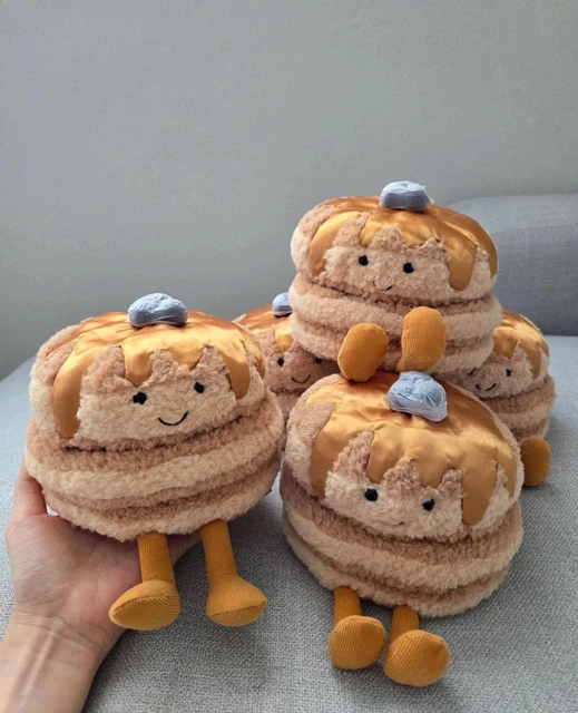 Blises JELLYCAT AMUSEABLES FRAN Pancakes Breakfast Bliss in Plush new with tag ...