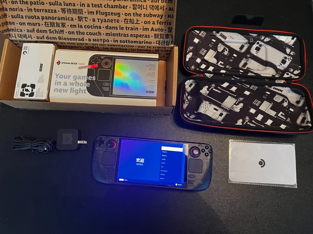 VALVE STEAM DECK OLED 1TB LIMITED EDITION Console Used W/ Screen ...