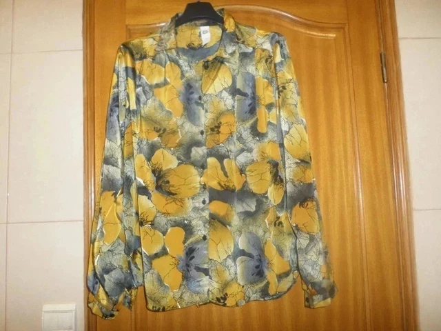Chemisier (liquette) Jaune Tendre Neuf Taille 44/46 - Sans Marque - Sans étiquettes
