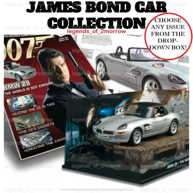 Official Eaglemoss 007 James Bond Car Collection - New - Choose Any Issue!