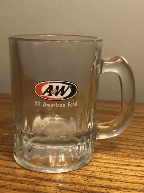 Vintage A & W Root Beer 3.25” “All American Food” Baby Mini Mug Mint